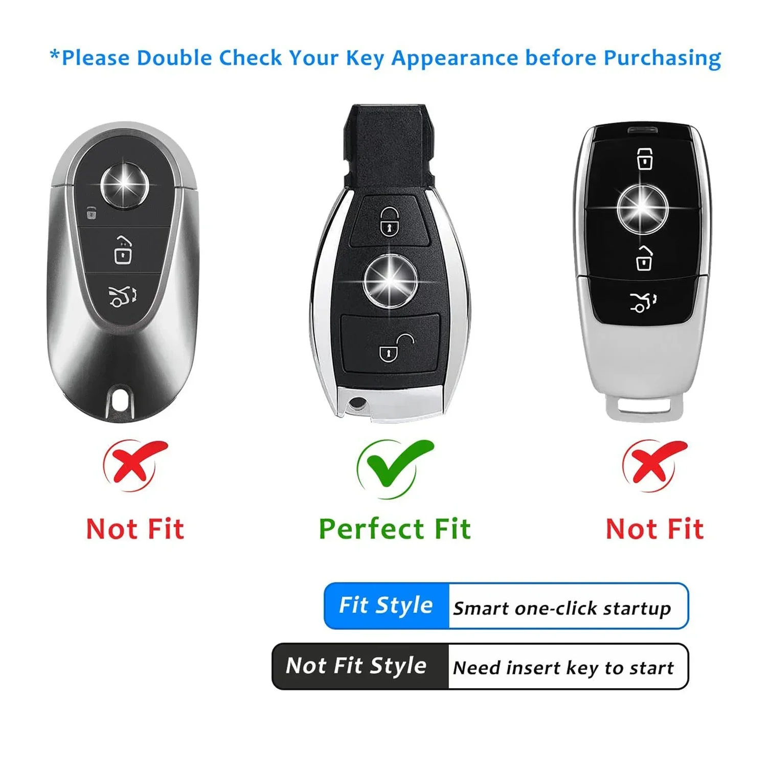 For BENZ Key Fob Shell Carbon Fiber Key Cover Case For Benz A B C E S G M V Class CLA CLS GLA GLC GLE GLK GL GLS SL SLK SLC