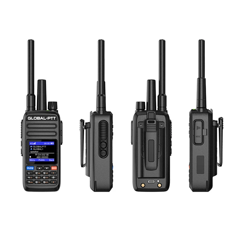 global-ptt G4 POC+UHF ALL bands 4G walkie talkie radio long range ham Portable communication Amateur ptt two-way radio police