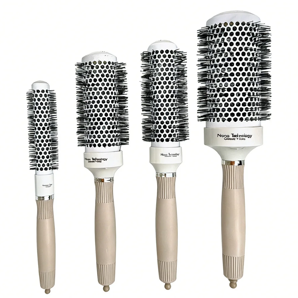 

Grey Round Hair Comb - Hair Extension brush - Hair drying Salon women's round hair brush a must-have hair care tool at home