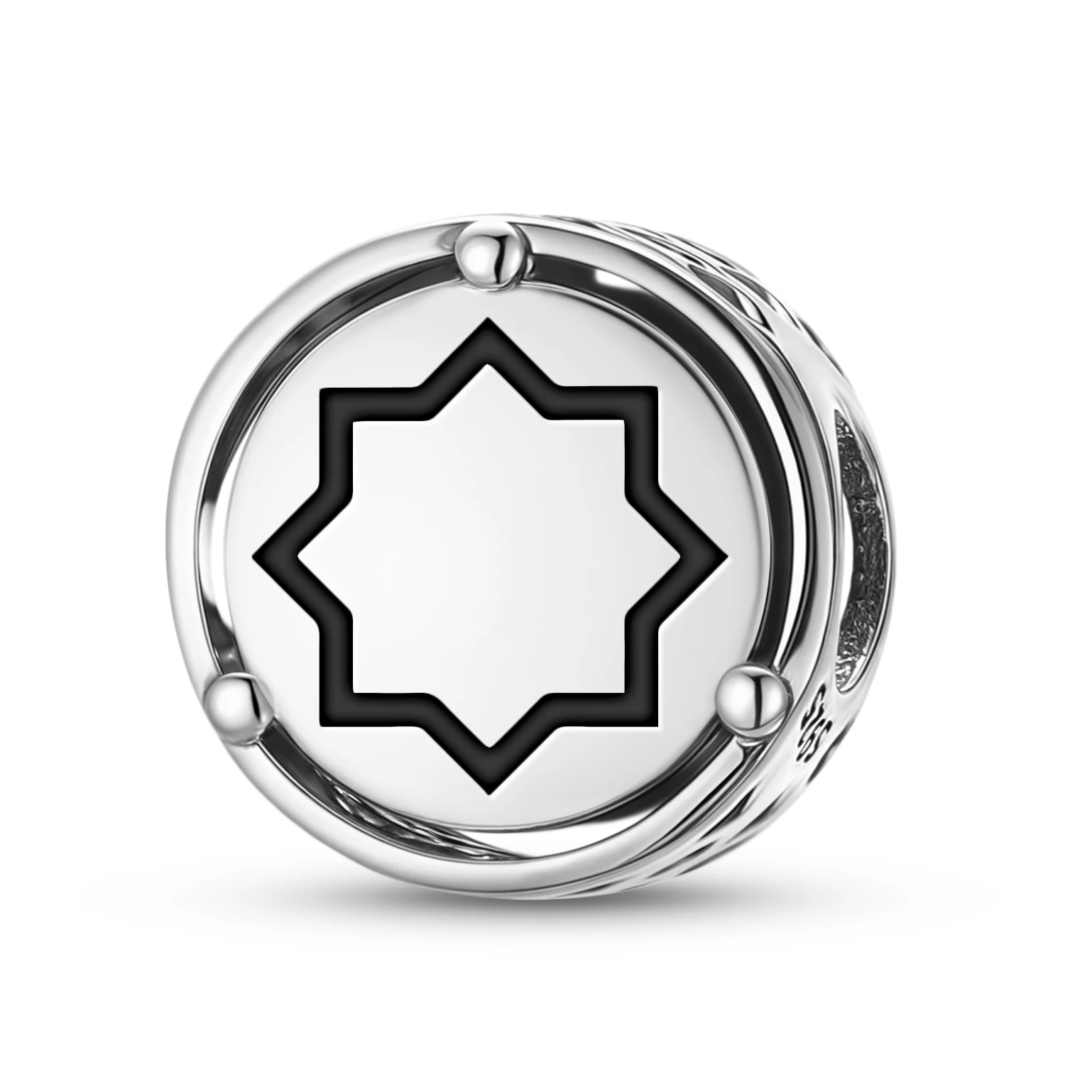 

Islam Khatim 925 Sterling Silver Symbol Charm Fit Original Bracelet Diy Jewelry Accessories Family Bead