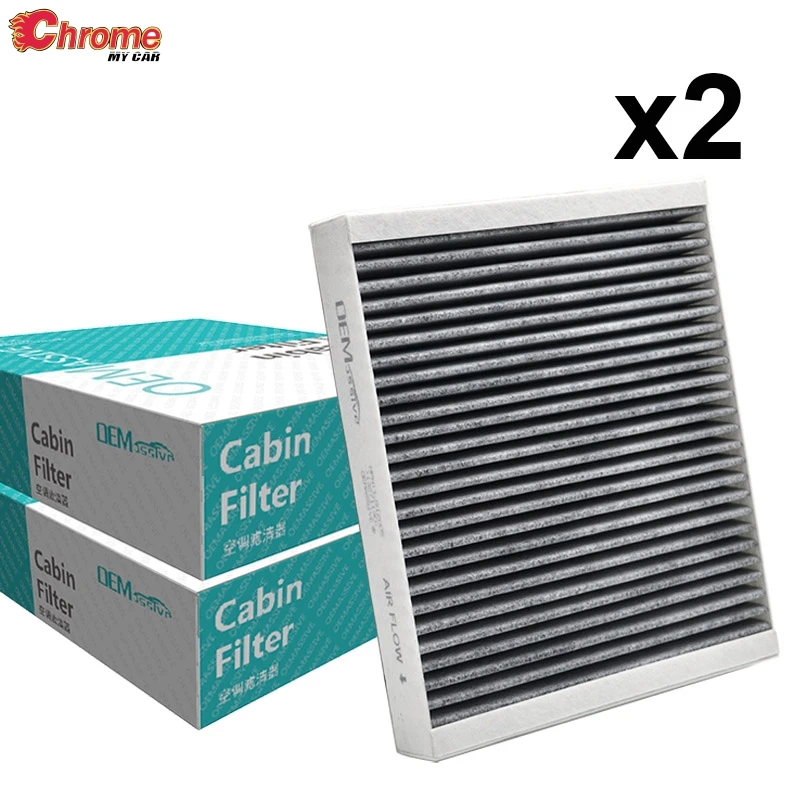 2x Car Activated Carbon Pollen Cabin A/C Air Filter For Opel Astra J Ampera Insignia Chevy Malibu Trax Tracker 13271190 1808524