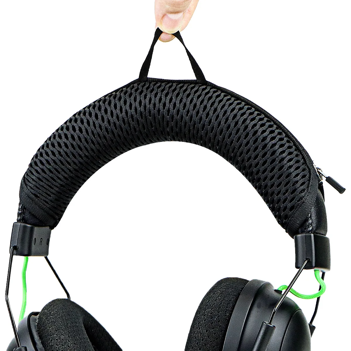 

Head band For Hyper X Stinger/ Flight/Cloud II/ Alpha /Sennheiser PXC550 Headphone Mesh fabric zipper head beam protective cover