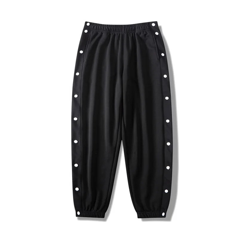 Fully Open Side Breasted Basketball Warm-up Pants Winter Fur Keep Warm Sport Pants Unisex  Tracksuit Jogging Sportswear Goggers