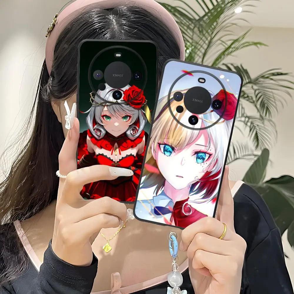 حافظة لهاتف هواوي ميت 60 50 40 30 20 10 Pro Plus Lite E 5G حافظة مطبوعة ملونة فاخرة وجميلة