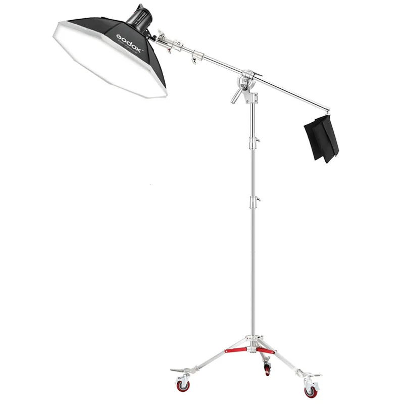 Dual-Purpose Large Stainless Steel Light Frame Film Television Mobile Shadow Room Photography Heavy Pulley Mounts Stands