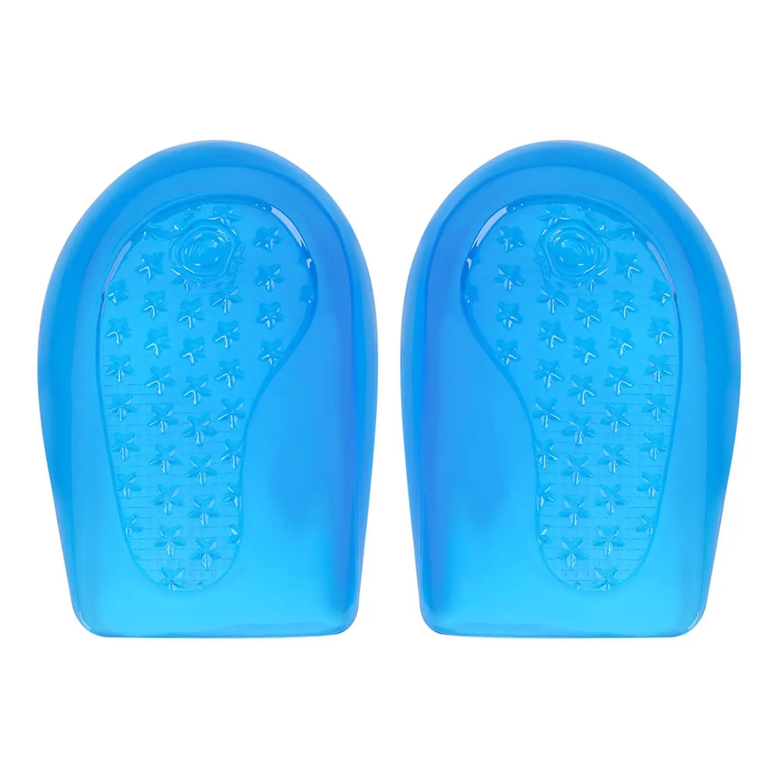 Plantillas de silicona para aliviar el dolor en el pie, soporte para piernas de buey, terapia de copa para el talón, almohadillas para el cuidado de la salud