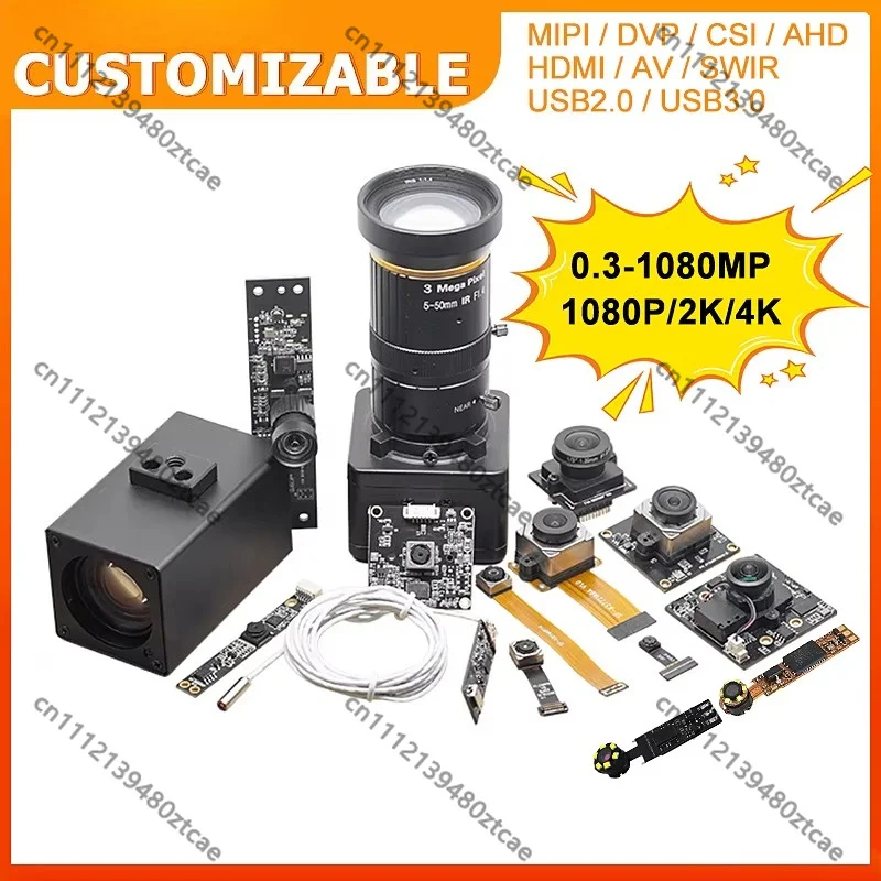 Dual-lens structured light depth sensing camera module for embedded 3D imaging, precise depth data output 4