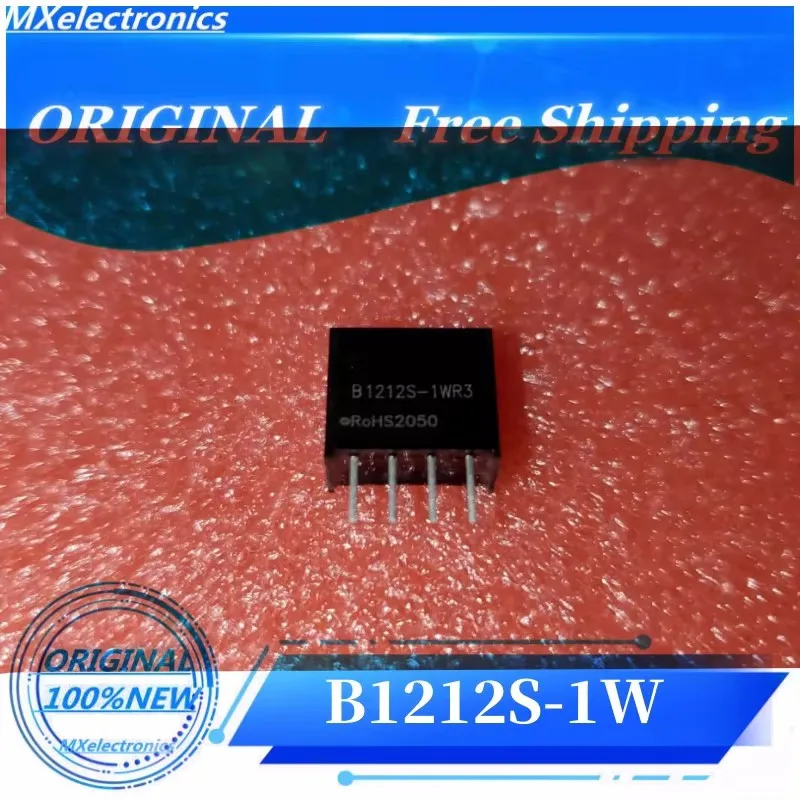 

free shipping 10PCS 100% B1212S-1W B1212 B1212S SIP-4 para DC-DC 100%NEW