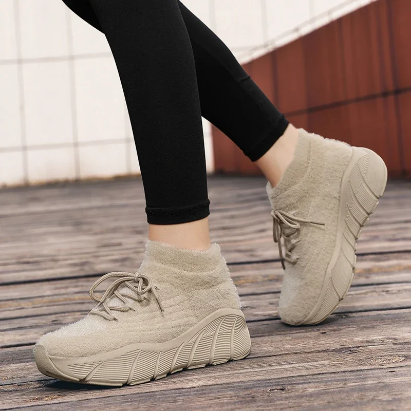 

Winter Warm and Cotton Shoes Men and Women's Light Breathable Casual Sneakers Fashion Outdoor Running Sports Shoes