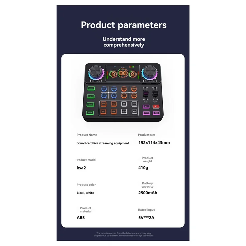 B68C V8spro Sound Card New Live Broadcast Equipment Recording Computer Podcast Music Device For DJ Disco Recoding