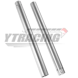 Tubos interiores de horquilla delantera de motocicleta, 1 par para Harley Davidson, tubos de horquilla extendidos de 49mm