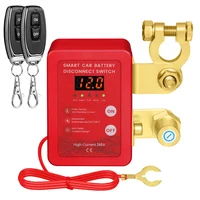 El más nuevo interruptor de apagado 240A, interruptor de desconexión remota de batería de 12V con pantalla de voltaje Led, interruptor de apagado automático para automóvil