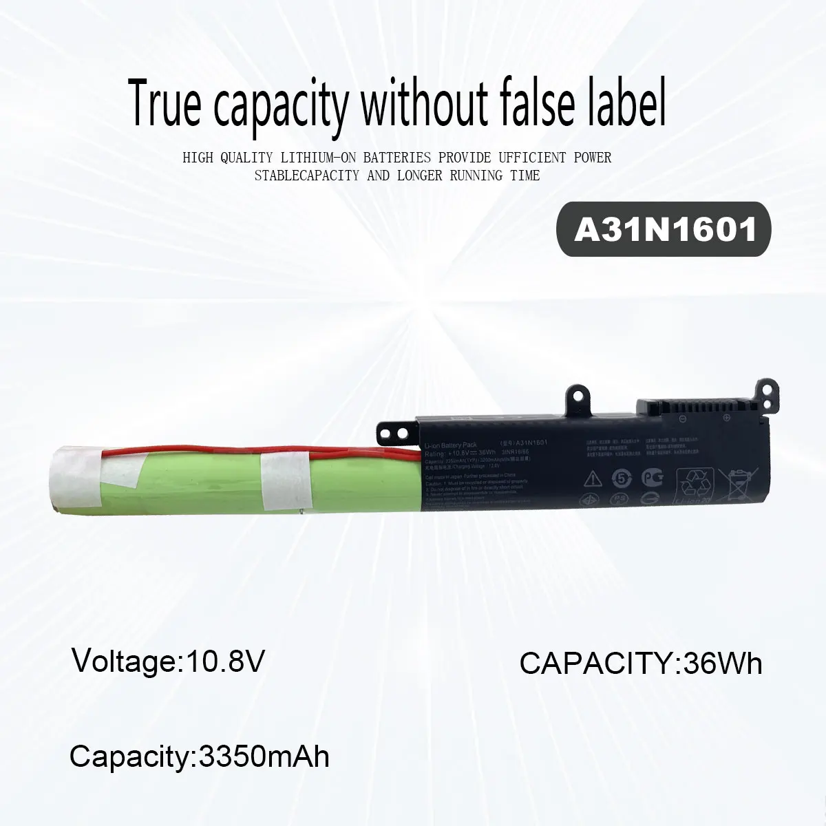 Imagem -02 - Bateria do Portátil para Asus Vivobook X541 X541u X541sa X541sc X541uv R541ua R541ua-rb51 F541ua A31n1601