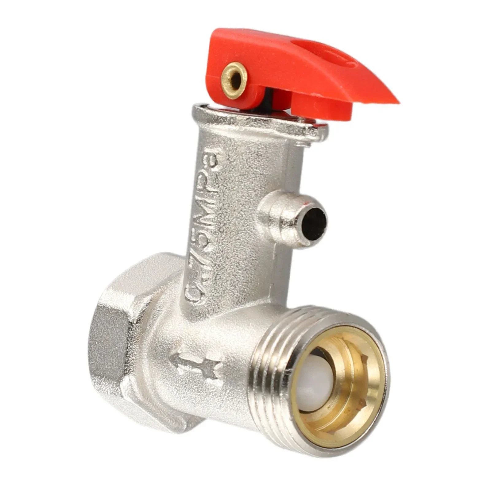 Brass Pressure Relief Valve 0 7MPa For G12 Electric Water Heater DN15 Thread Suitable For Cold Water Inlet Tanks Under 50L