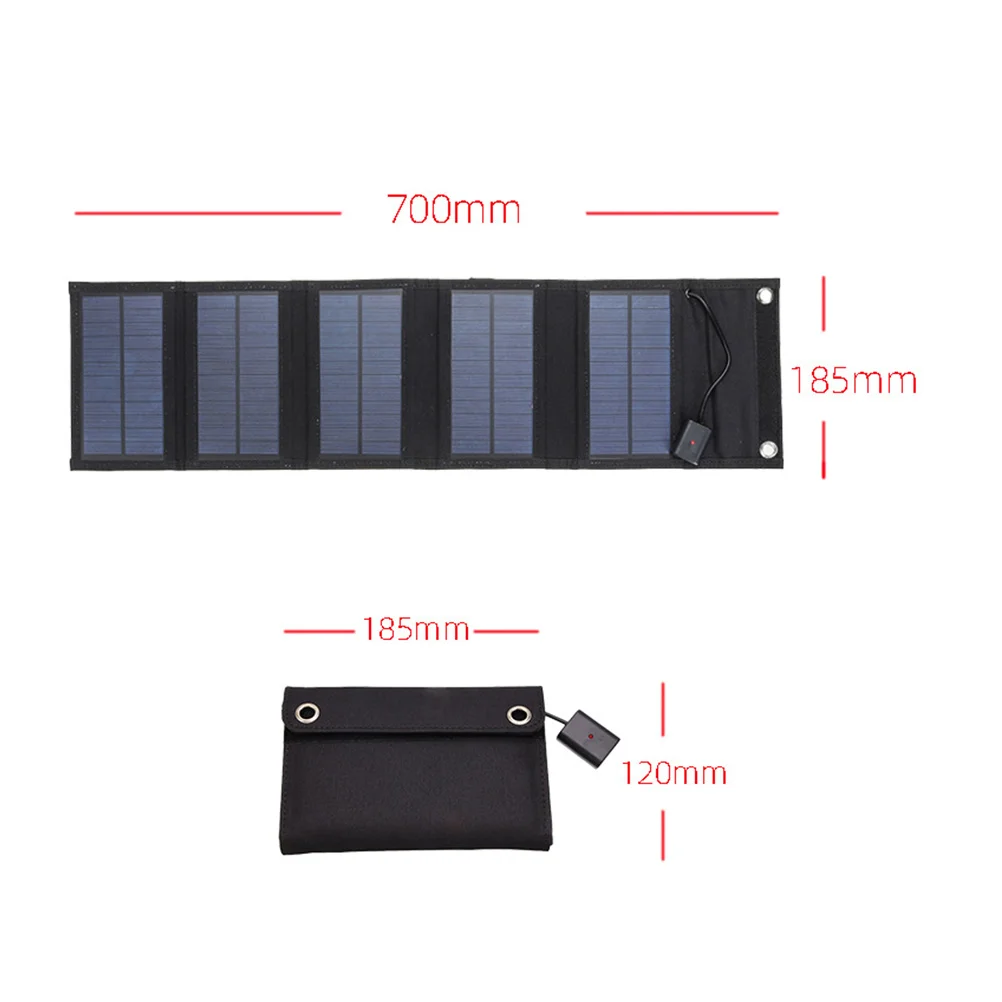 

Portable 15W 6V Foldable PET Surface Phone Power Solar Panel With Usb Portable Solar Panel Station Camping Emergency