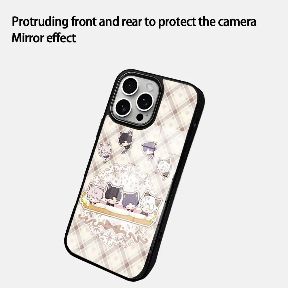 

Phone Case Glass Cover Love And Deepspace Phone Case For Iphone 16 15 14 12 11 13 Pro Max Mini Puls Attraction CASE