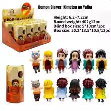 2025 Demon Slayer Hippers Blind Box Mini Action Figures Collectible Decoration Kids Toys Mystery Boxes Children Birthday Gifts