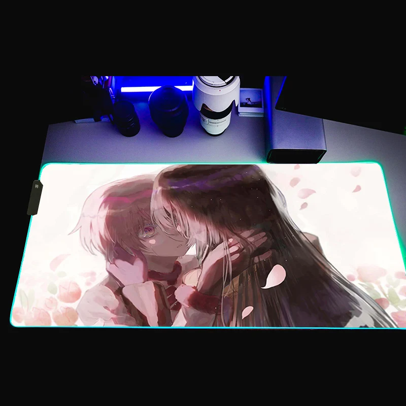 

The Case Study Of Vanitas Gaming Mouse Pad Computer Mousepad Anime Girl Mousepad RGB PC Gamer Mouse Mat Carpet Mausepad Desk Mat