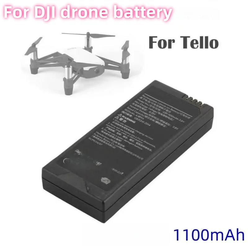 100% New for DJI Tello Intelligent Flight Drone  Battery 3.8V 1100mAh Rechargeable Battery Accessories Replacement Part