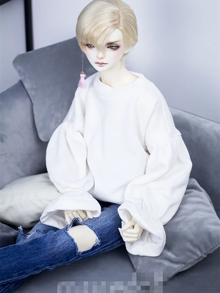 Cool Casual Lantern sleeve Shirt for BJD Doll 1/4 1/3 SD13 SD17 Uncle Doll Clothes Customized CMB154