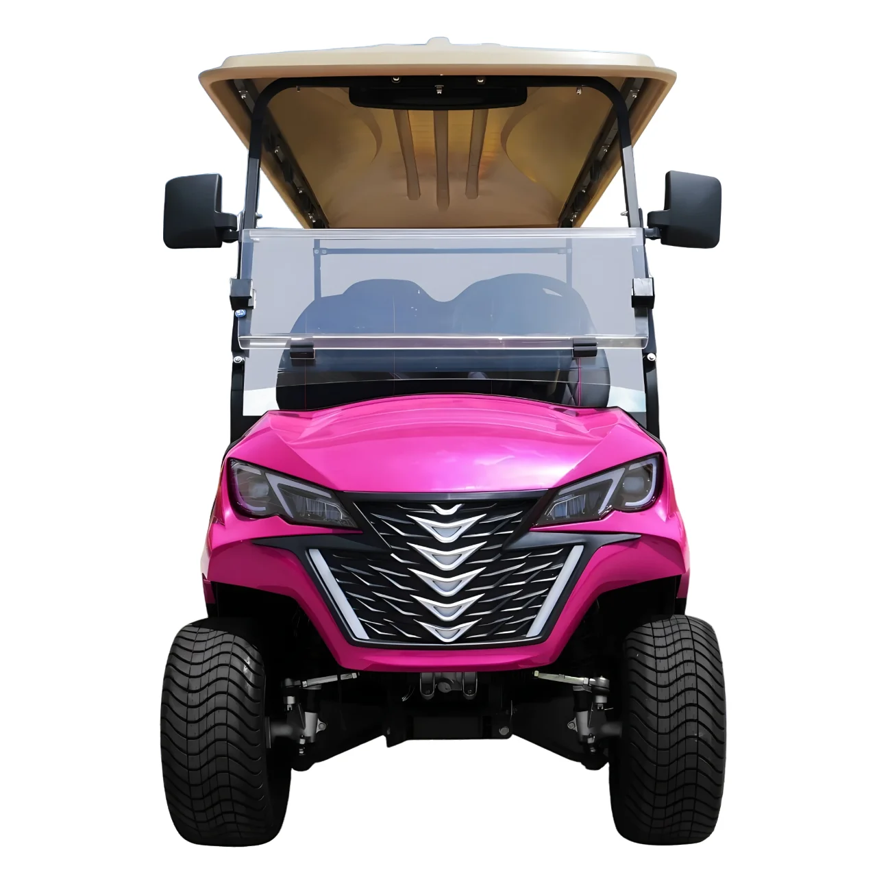 

New Golf Cart 4 Seaters with 48V 5KW AC Motor and Aluminum Alloy Wheels Electric Sightseeing Bus Buggy Golf Carts