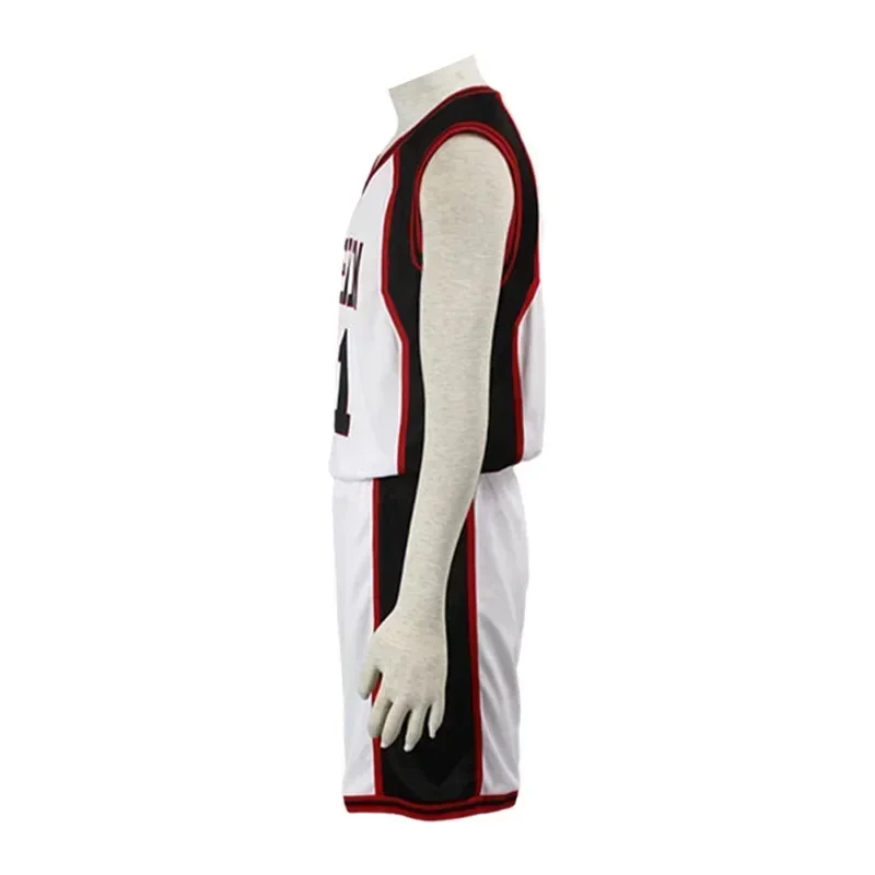 Kuroko Tetsuya Cosplay Costume Anime Kuroko\'s Basket Ball Cosplay Costume Wig High School No.11 Vest Basketball Jersey