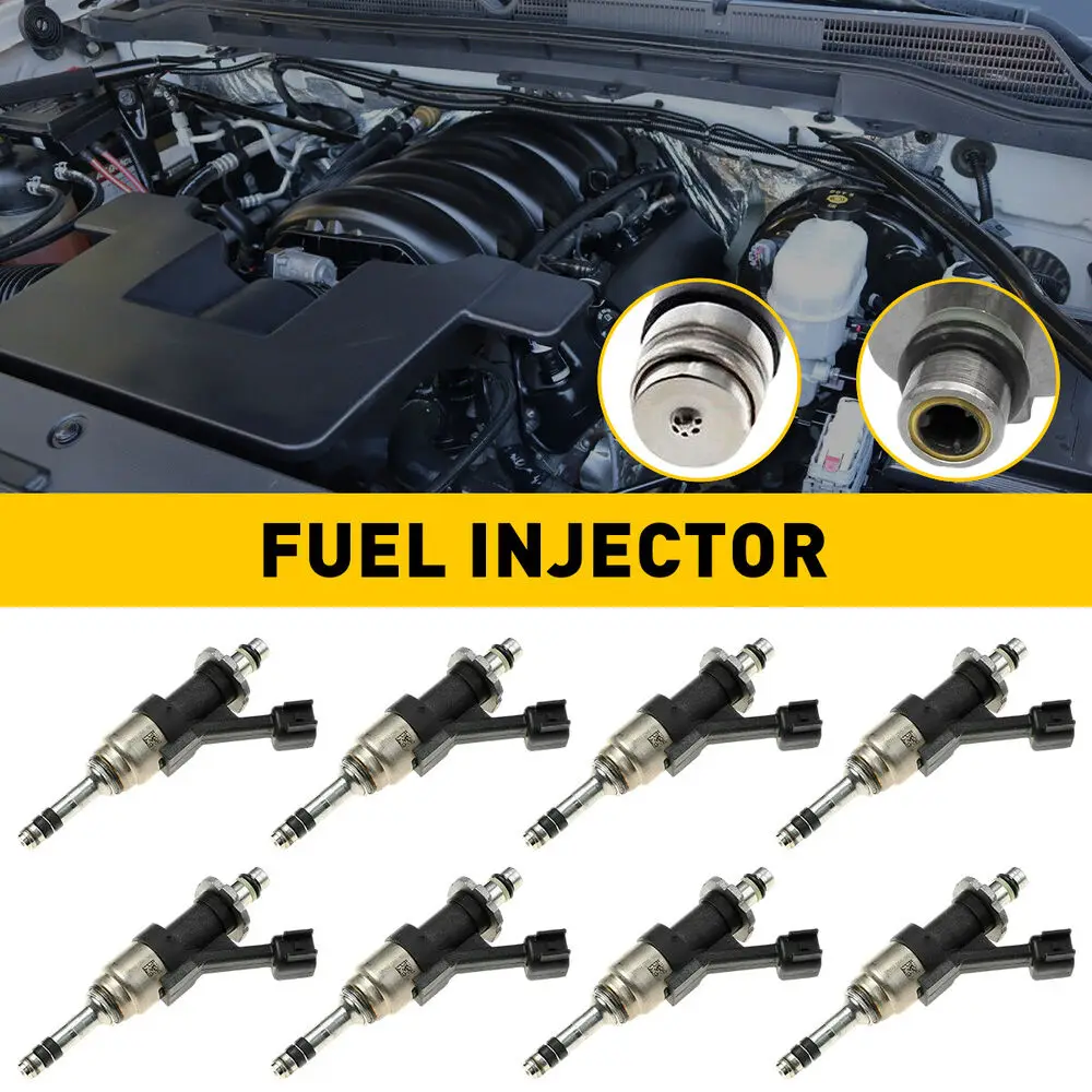 

8 Fuel Injector For 2015 2016 2017 Chevrolet Suburban 5.3 L V8 VIN:C Replacement