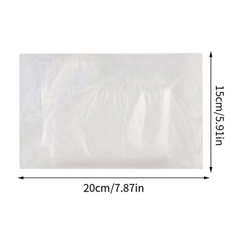 100 pièces jetable pied Film couverture allongé sac Anti-sec craquelage pied Film pied couverture imperméable chaussure couverture en plastique pied couverture