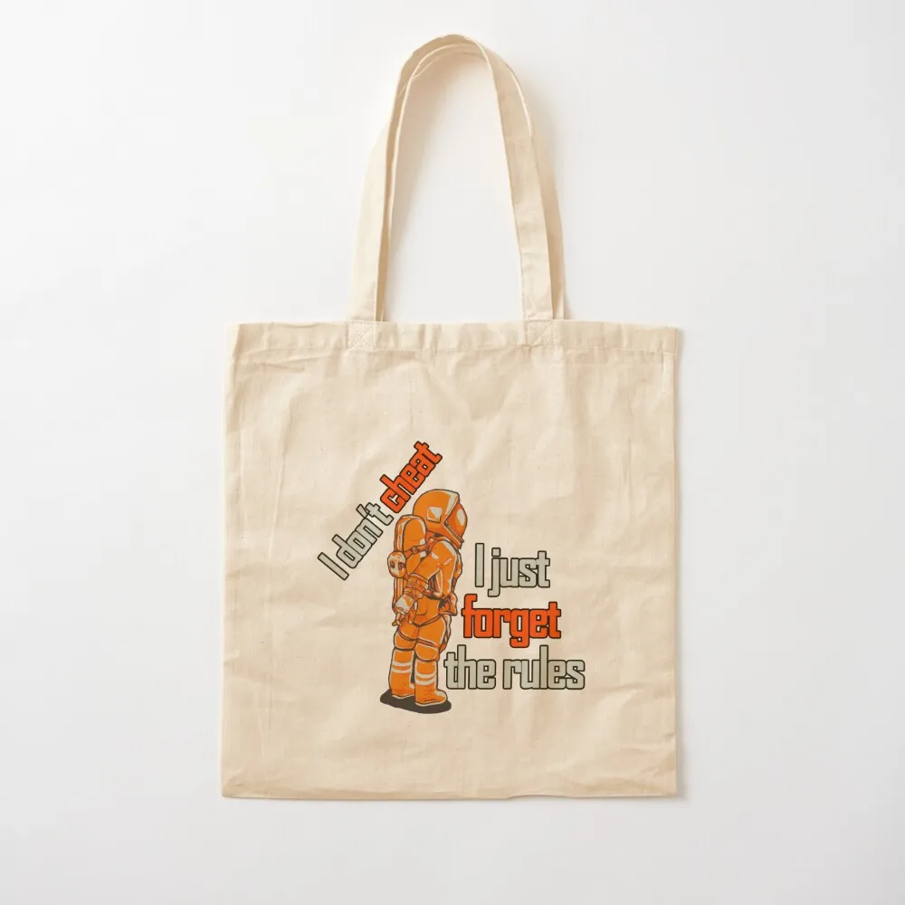 

I don't cheat I just forget the rules Tote Bag university shopper bag tote bags aesthetic Canvas Tote Bag