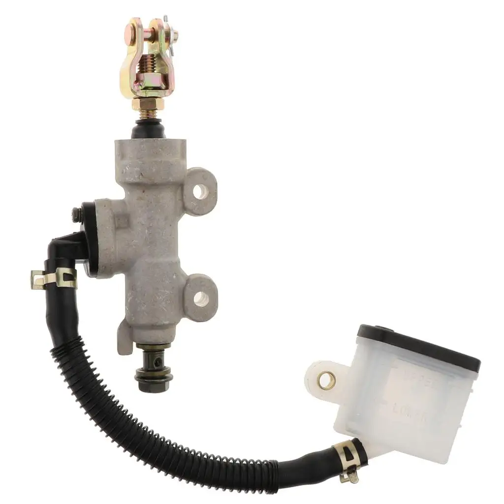 

High Strength Aluminum Rear Brake Master Cylinder with Plastic Reservoir Universal Fit for Honda CTX700 CTX700N