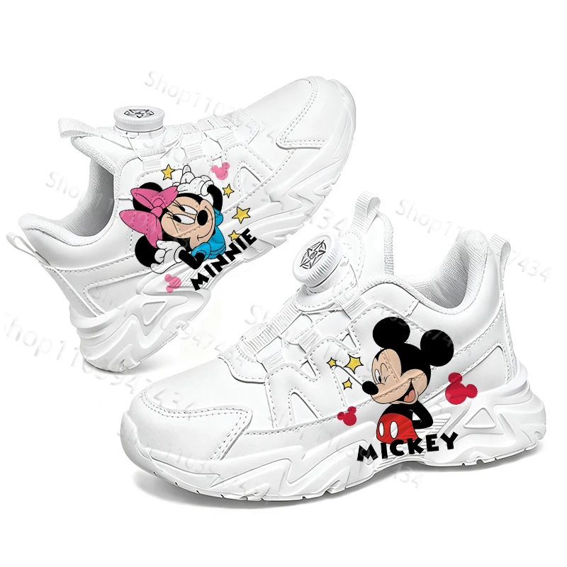 

mickey mouse fashion girl boy Shoes for children Running minnie Children students shoes kids Casual Sports board sneakers gift