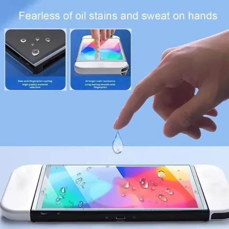 واقي شاشة من الزجاج المقسى للتبديل/التبديل OLED/Switch2 سهل التركيب طبقة حماية مضادة للخدش للتبديل 2 NS2 OLED #4