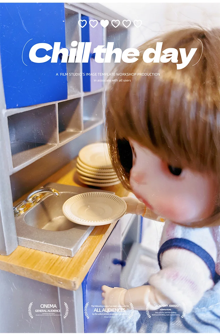 Dollhouse Mini Round Plates Wall Mounted Decor Dishes Miniature Tableware Model Kitchen Scene Craft Findings
