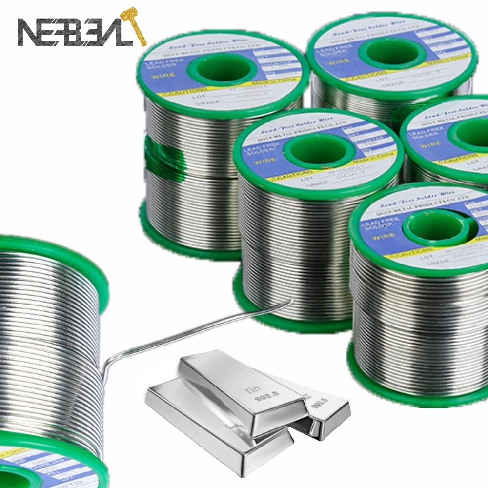 

800g Soldering Wire 0.8/1.0/1.2/1.5mm 99.7% Sn 0.3% Cu Lead Free Wire Tin Rosin Core Solder Wire High Purity Low Fusion Spot