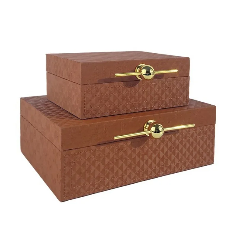 

Кожаная шкатулка для драгоценностей, роскошные коробки для хранения колец и сережек, минималистичные ожерелья, браслет, витрина, женский органайзер, подарок для ювелирных изделий