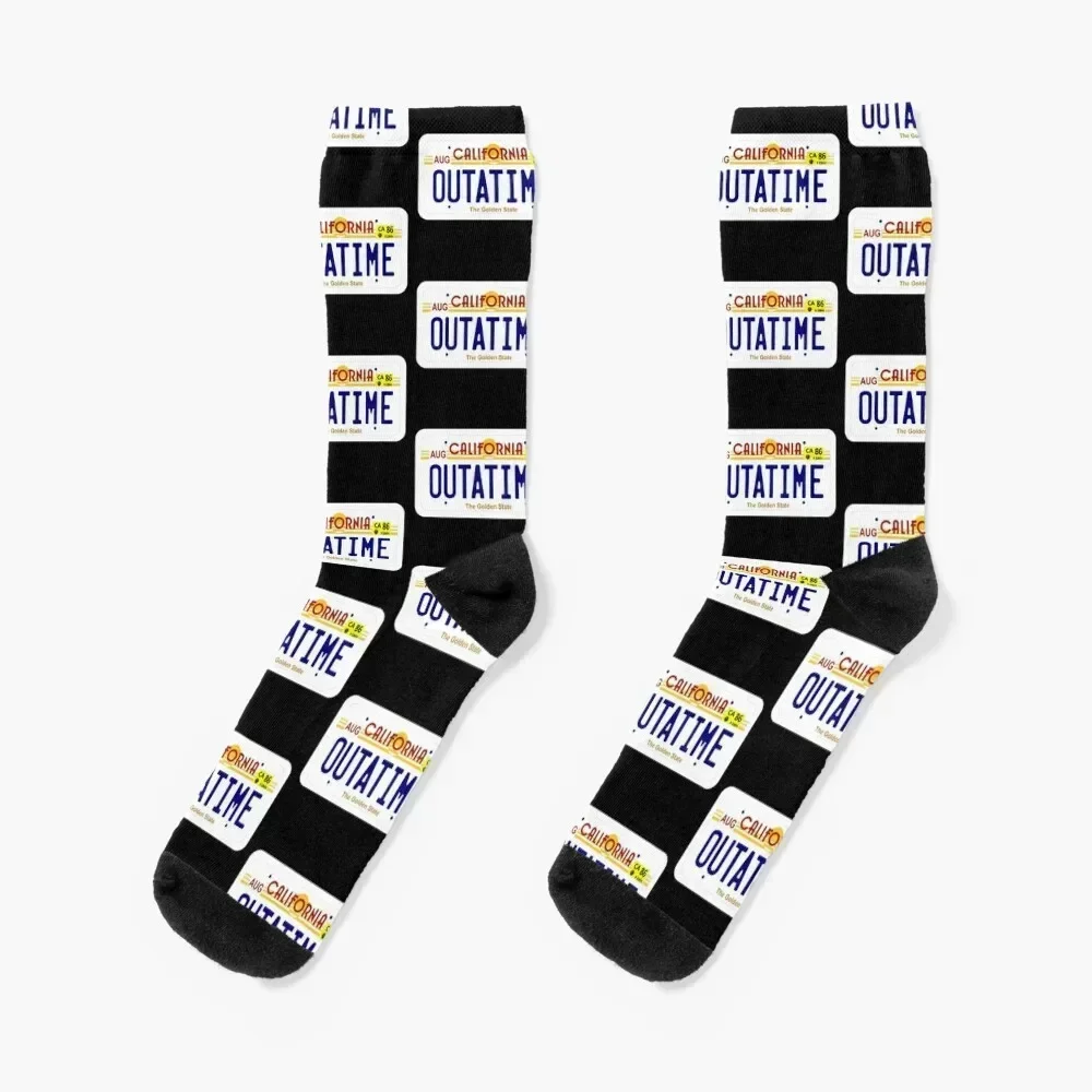 OUTATIME - Back to the Future Socks shoes Running heated Girl'S Socks Men's