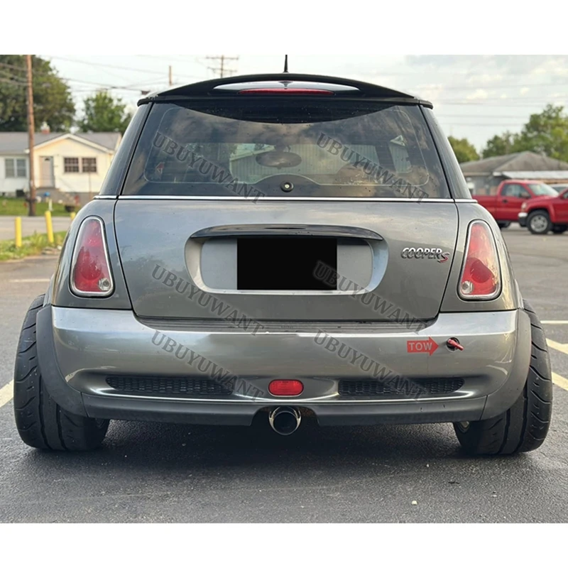 Für Mini R50 R51 R53 Cooper S 2001-2006 Echter Carbon-Heckflügel Kofferraumlippe Spoiler