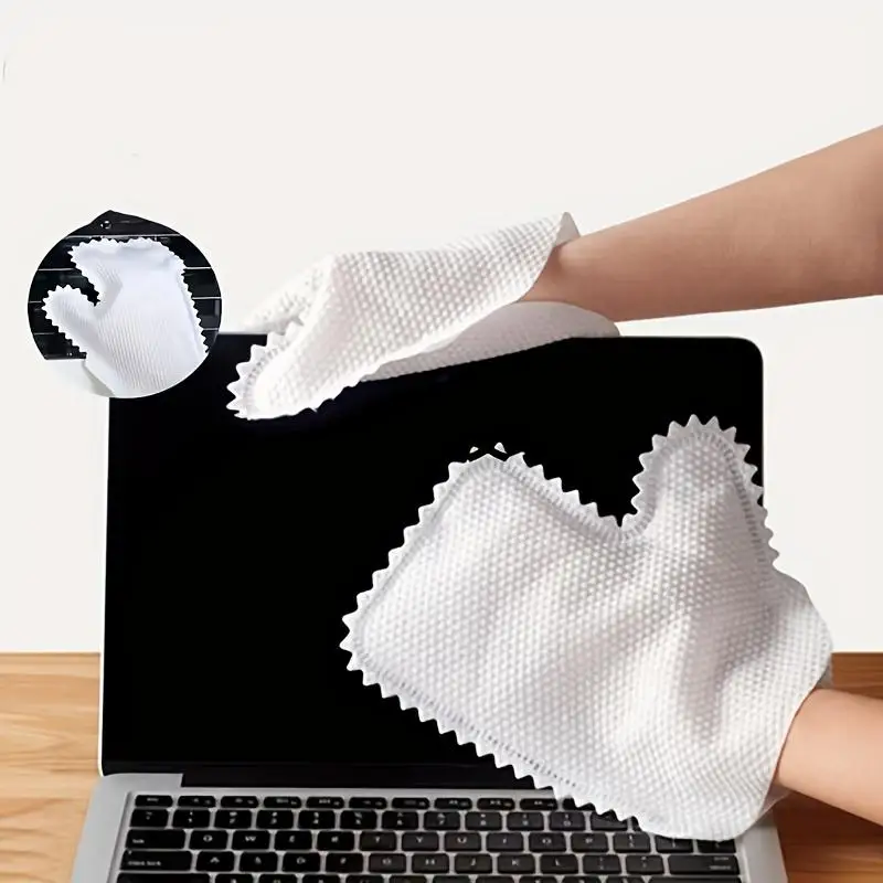 20Pcs Disposable Car Cleaning Gloves-Dust Removal Wipes For Home Non-woven Anti-Static Auto Interior Cleaning Tools