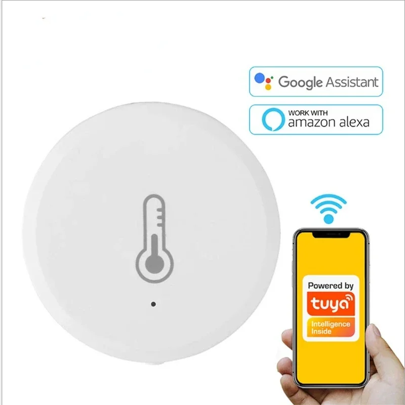 Temperature wireless temperature and humidity sensor Mobile APP remote linkage