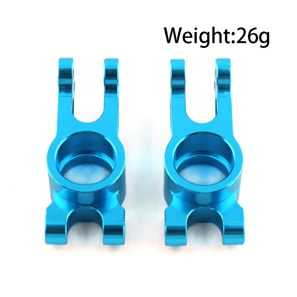 2Pcs Metal Rear Hub Carrier Rear Knuckle Upright 860008 for HSP 94762 1/8 RC Car Upgrade Parts