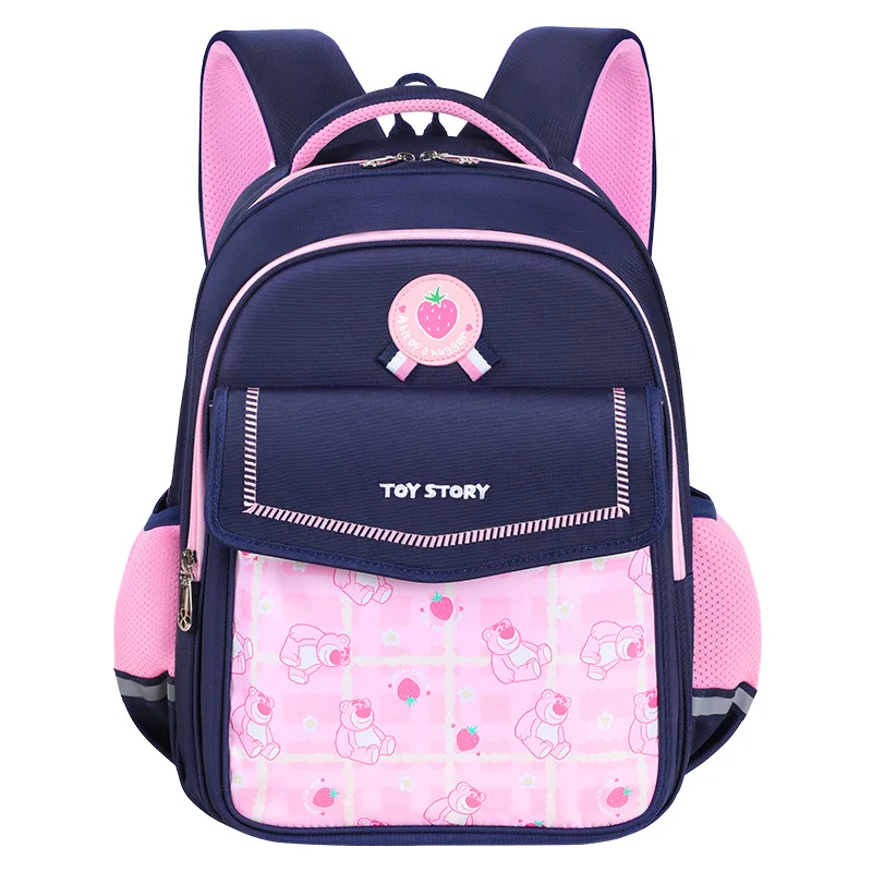 

Disney Kids School Backpack with Spine Protection Lightweight Large Capacity Bookbag for Boys Girls Grades 1-6