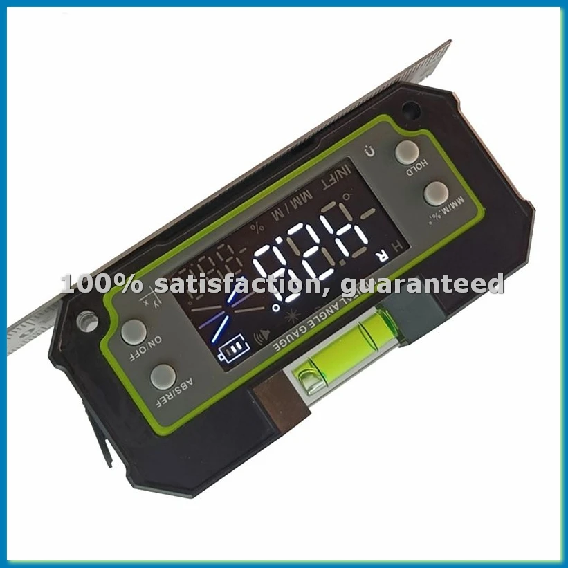 Bluetooth Level Inclinometer Dual Digital Protractor Measuring Angle Ruler Biax Rechargeable Magnetic Level Box-A79M
