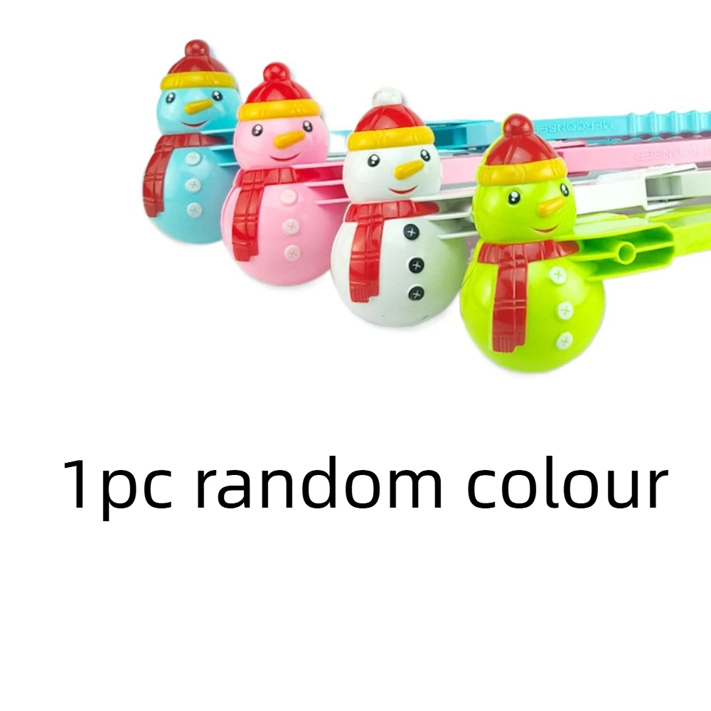 

Пластиковая игрушка Санта-Клау для изготовления снежков, рождественская елка, противоскользящая ручка, рождественская елка, зажимы для изготовления снежков, износостойкие