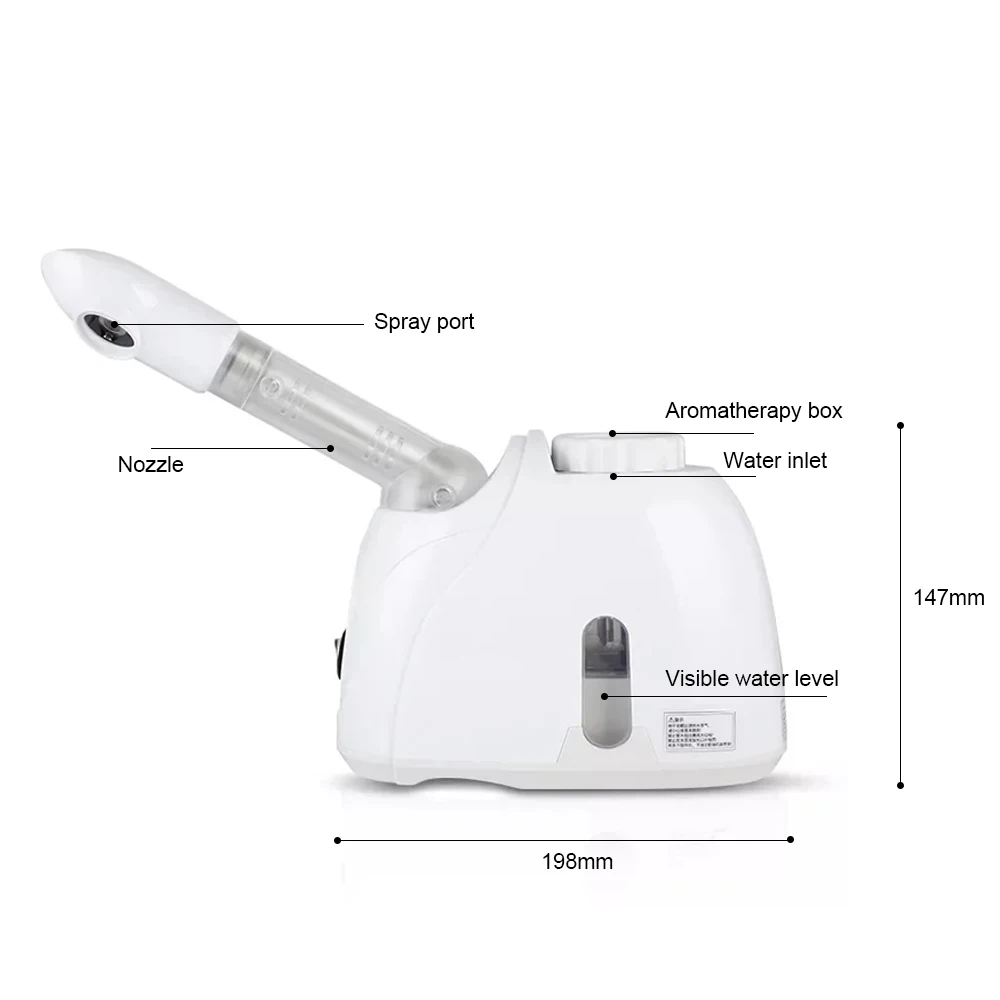 Vaporizador Facial para el hogar, Spa, cuidado de la piel, blanqueamiento, humidificador de niebla cálida para el rostro, pulverizador de limpieza profunda, dispositivo de belleza para el cuidado de la piel