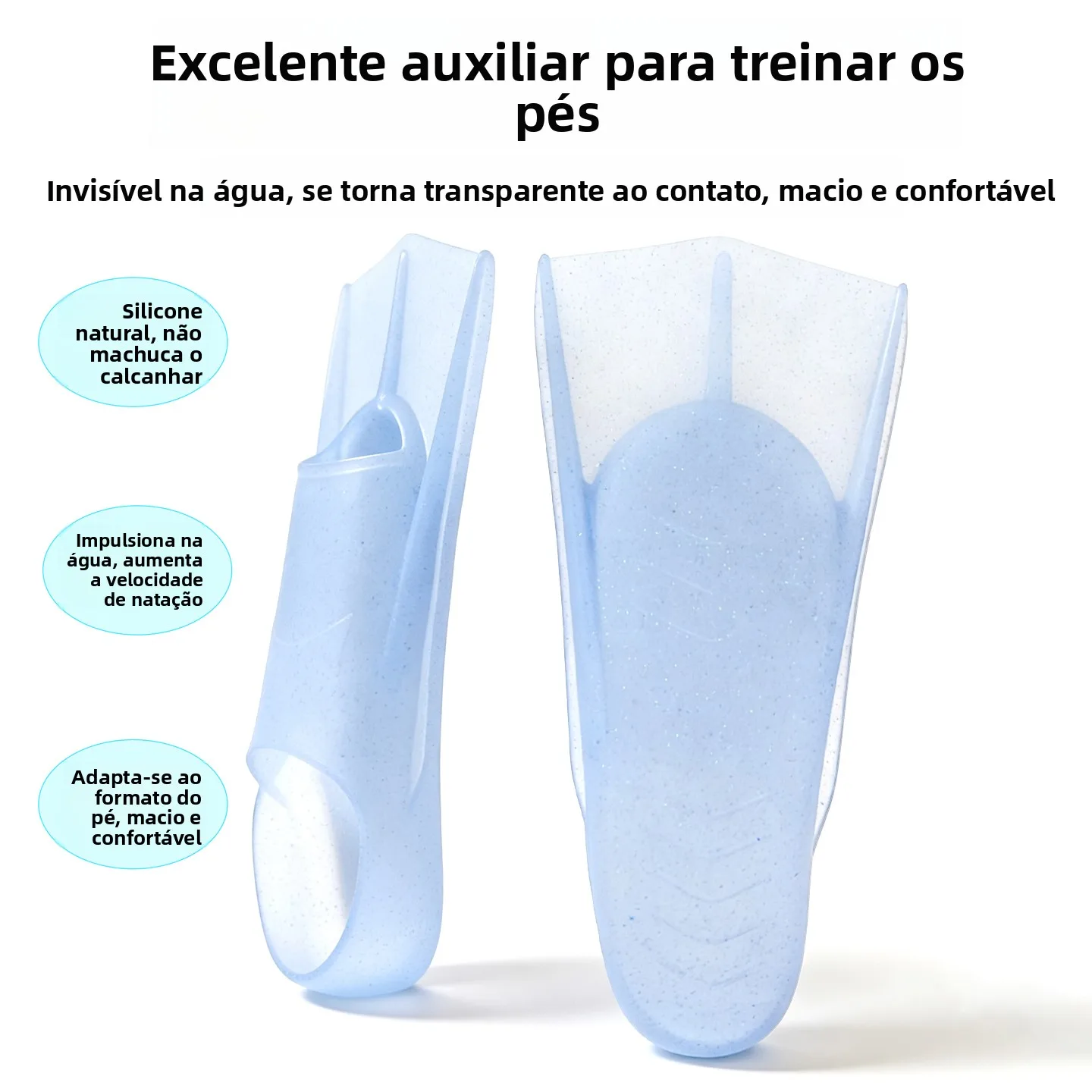 transparent-silicone-swimming-fins-adult-professional-short-training-fins-invisible-diving-equipment-for-freestyle-and-frogst