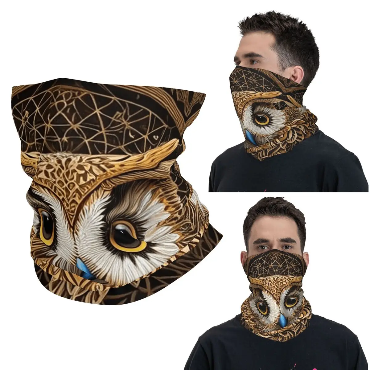 

Бандана с принтом «Вержи совы» 5, шарф с принтом, многофункциональный велосипедный шарф для спорта на открытом воздухе, унисекс, для взрослых, моющийся