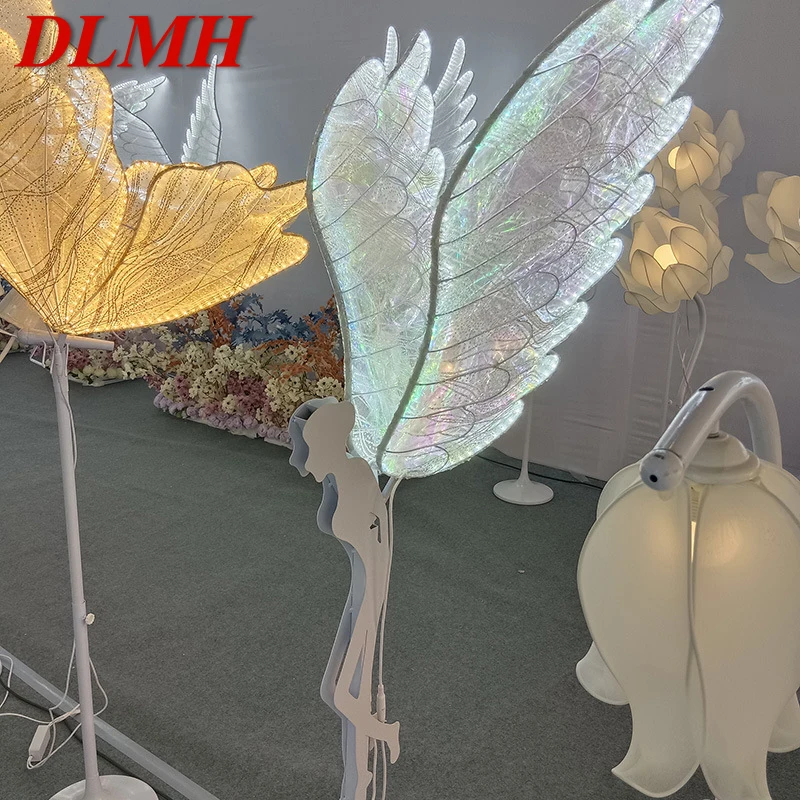 DLMH Modern Little Angel Wedding Lantern Area Props Street Lamp LED Stage lighting Festival Atmosphere Background Decoration