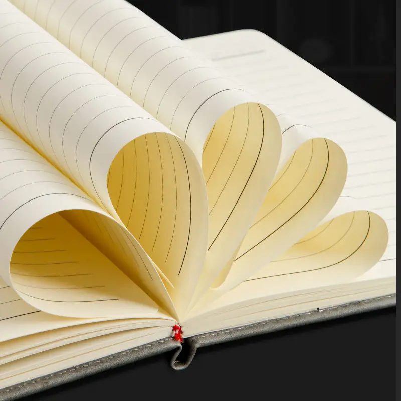 Vintage A5 Leather Notebook Soft Cover Writing Journal For Business Meetings College Life Office School Personalized Gift - view 5