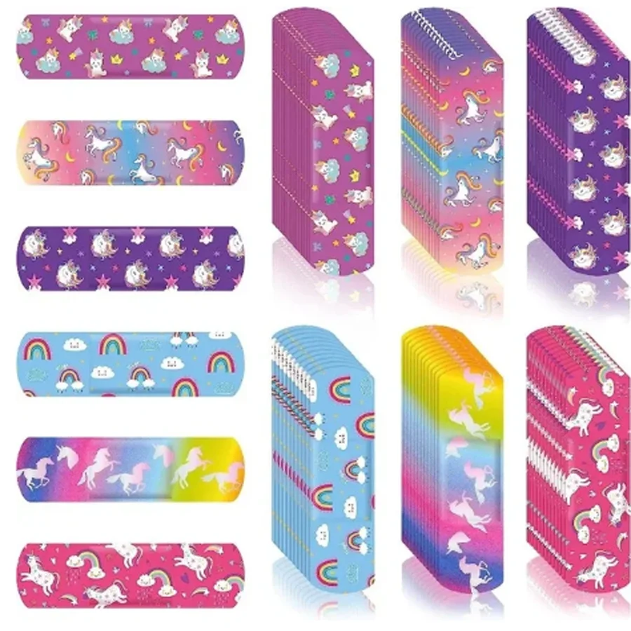 Cartoon Band Aid for Kids Adults Wound Dressing Plasters Tape for First Aid Strips Patch Waterproof Adhesive Bandages Woundplast