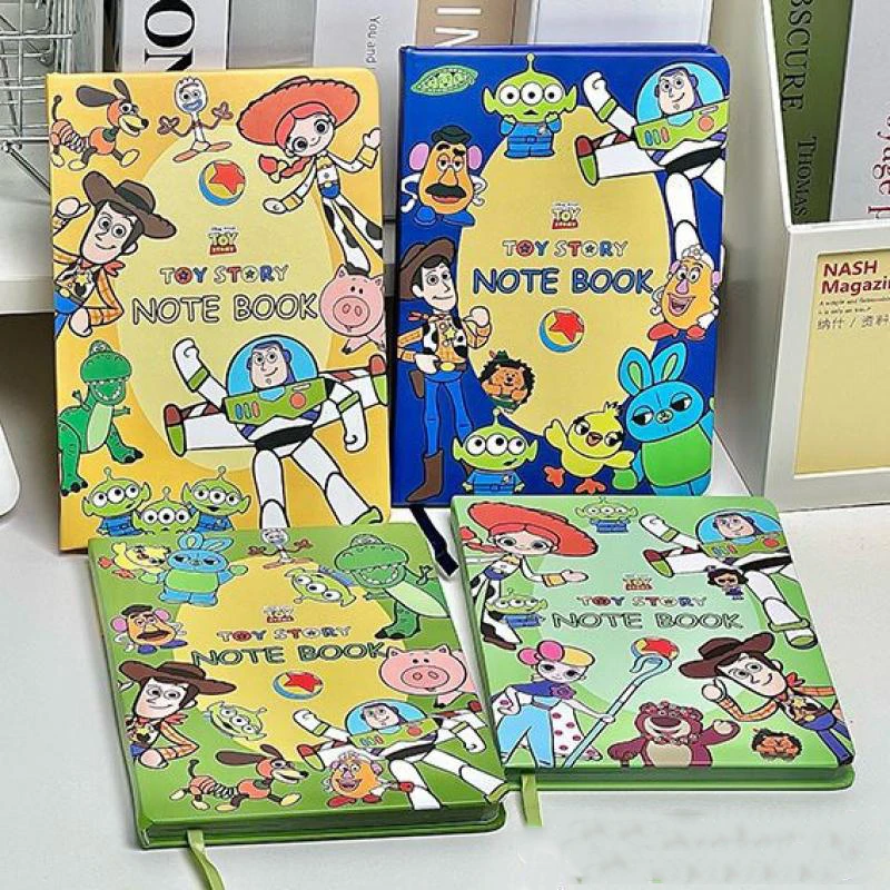 

Disney Notebook Kawaii Cute Anime Toy Story Buzz Lightyear Student Diary Creative Cartoon Pattern Homework Book School Supplies